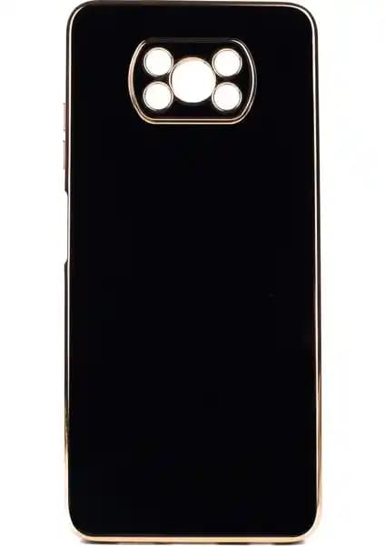 Xiaomi Poco X3 NFC için Parlak Kenarlı Silikon Kılıf Şıklık ve Koruma Sunar