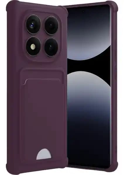 Xiaomi Redmi Note 14 Pro 5G Uyumlu Silikon Kılıf Kartlı Koruma ve Şıklık Sunar