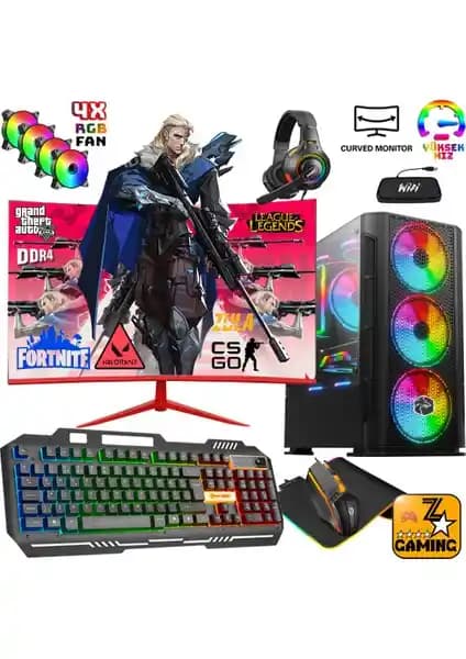 Zeiron Ironhide X80 Oyun ve Çok Amaçlı Kullanım İçin Güçlü Masaüstü Bilgisayar