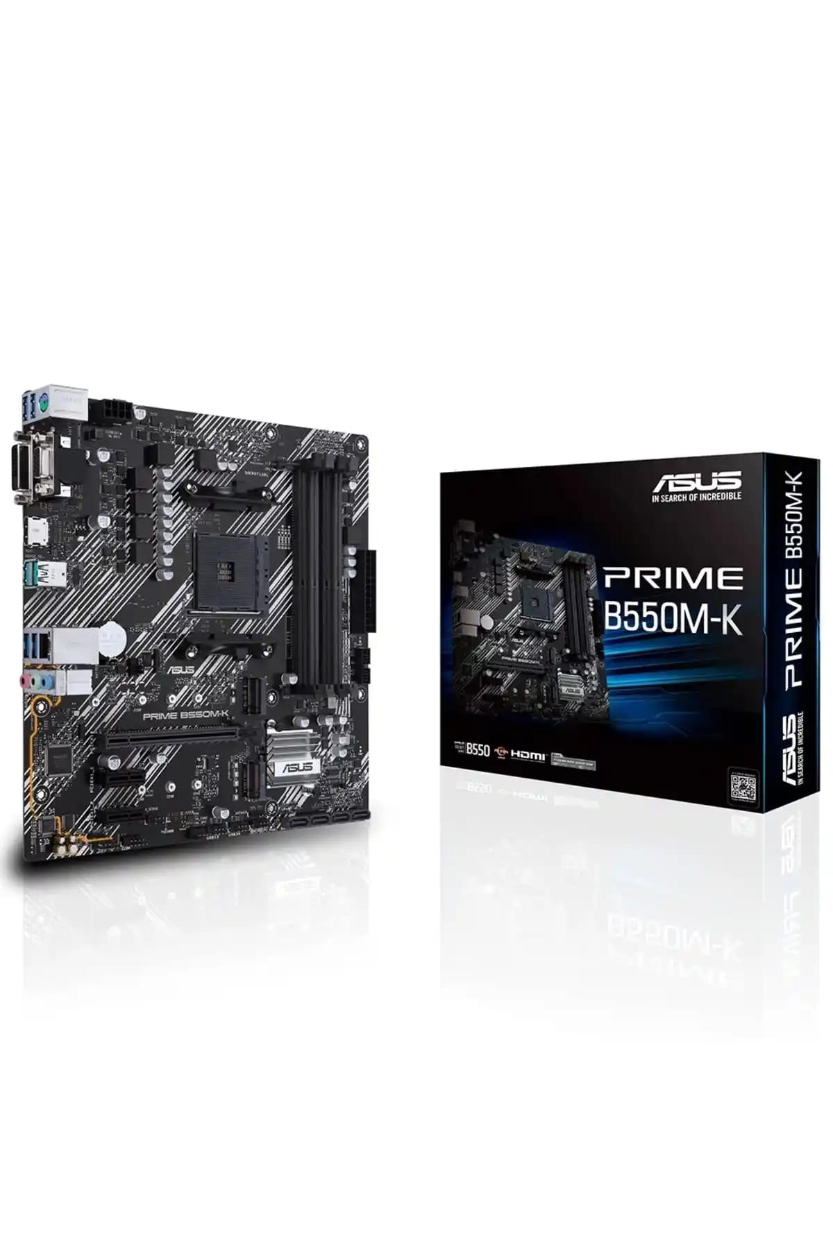 ASUS Prime B550m-k DDR4 4600MHz Anakart: Yüksek Performans ve Genişletilebilirlik