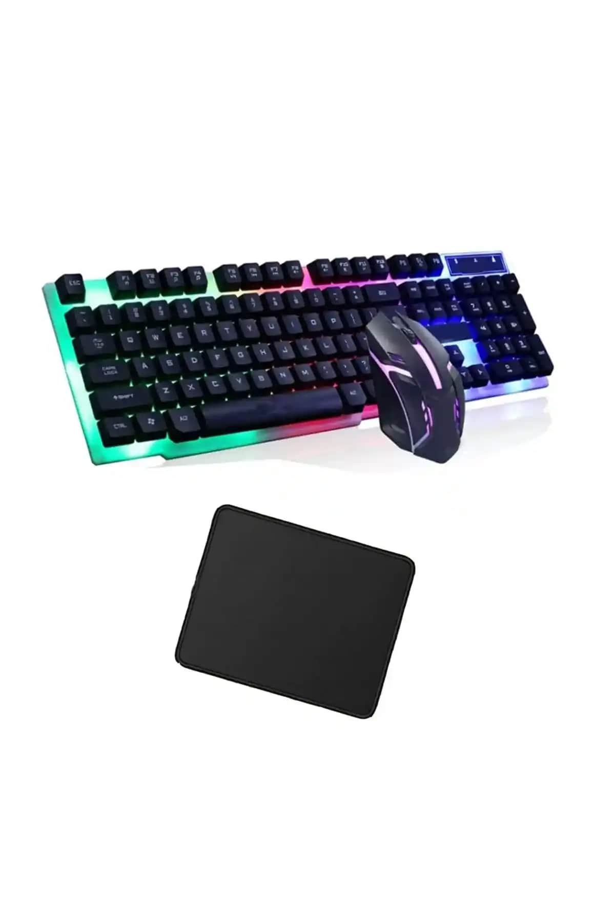 Batcell Kablolu Gaming Oyuncu Klavye Mouse ve Mousepad Seti Performans ve Estetiği Bir Arada Sunar