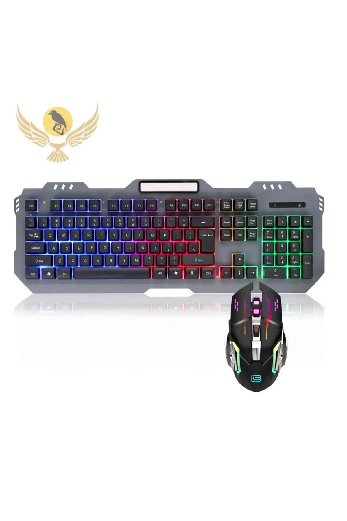 CROW'S TECH Lord 2in1 RGB Işıklı Oyuncu Klavye ve Fare Seti İncelemesi
