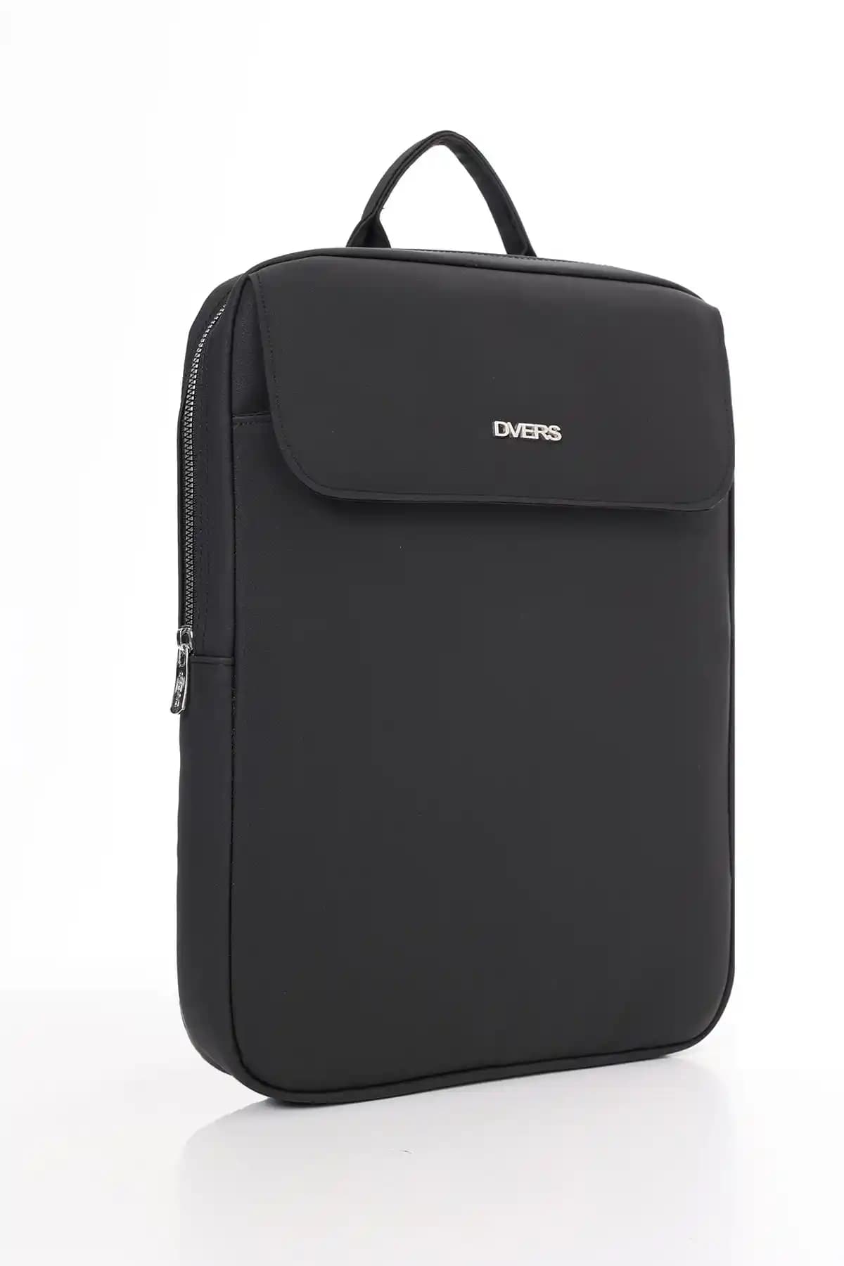 D'VERS Siyah MacBook Air ve Pro Uyumlu Darbeye Karşı Koruma Sağlayan Sırt Çantası