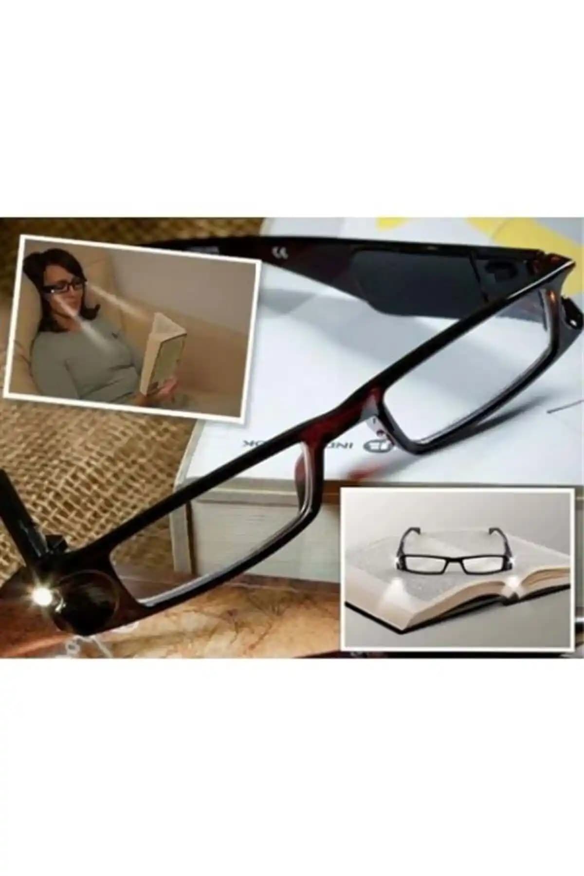 Genel Markalar Led Işıklı Kitap Okuma Gözlüğü: Düşük Işıkta Rahat Okuma ve Göz Sağlığı