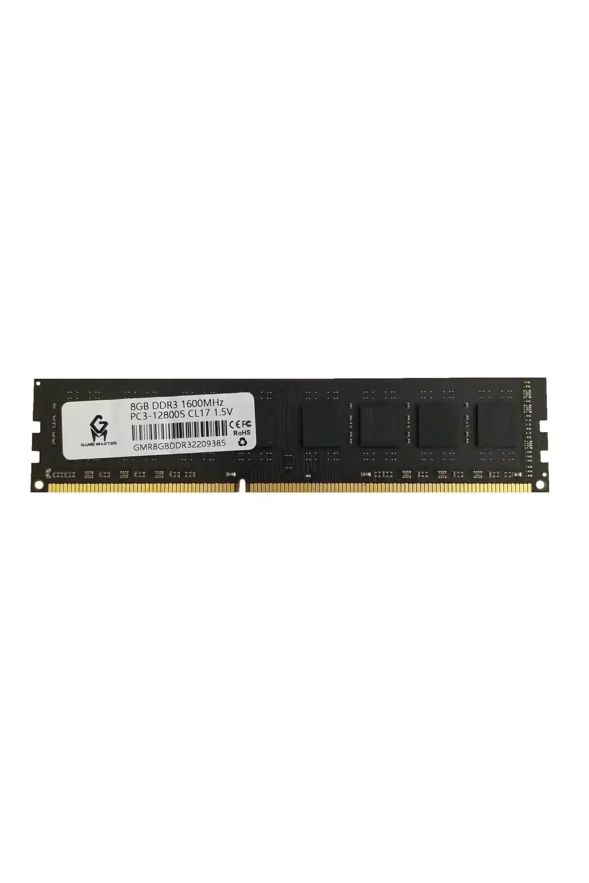 GM Game Master 8GB DDR3 RAM - Yüksek Performanslı ve Uyumlu Bellek Çözümü