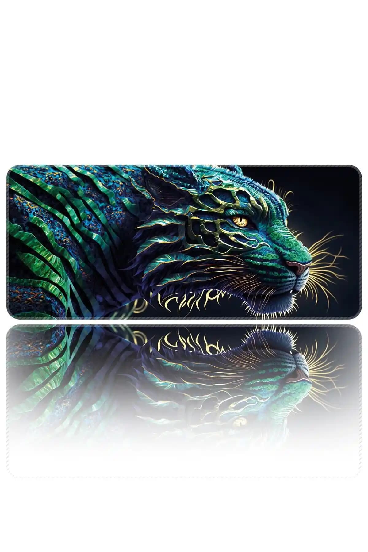 HelixSun Büyük Boy Gaming Mouse Pad 70x30 cm Leopar Desenli XL Oyun ve Çalışma Alanı