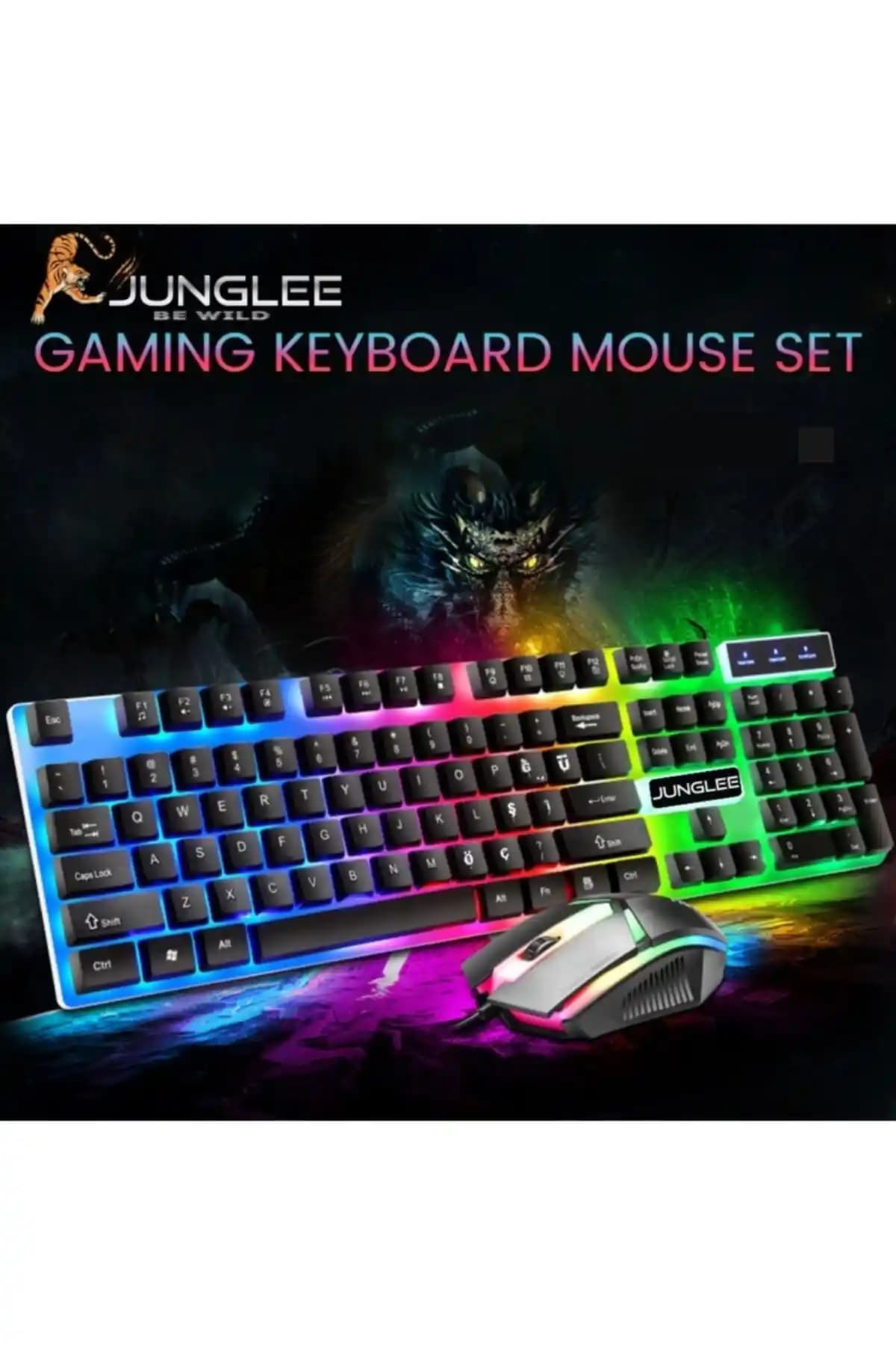 JUNGLEE ve Polygold Oyuncu Klavye ve Mouse Setleri Karşılaştırması