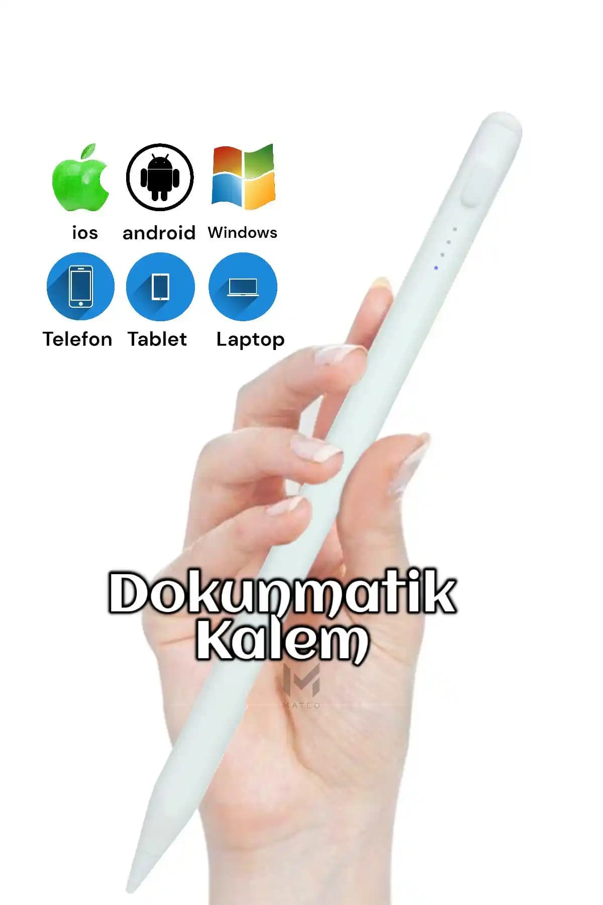 MATEO Dokunmatik Kalem: Çok Yönlü ve Uyumlu Stylus Kalemle Dijital Çizim ve Yazı Deneyimi