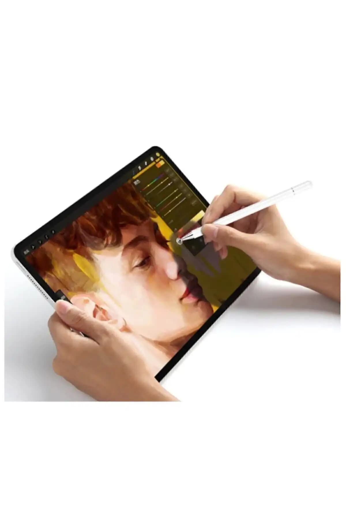 MOBAX Beyaz Dokunmatik Stylus Kalem: Uyumlu, Hassas ve Şık Tasarım