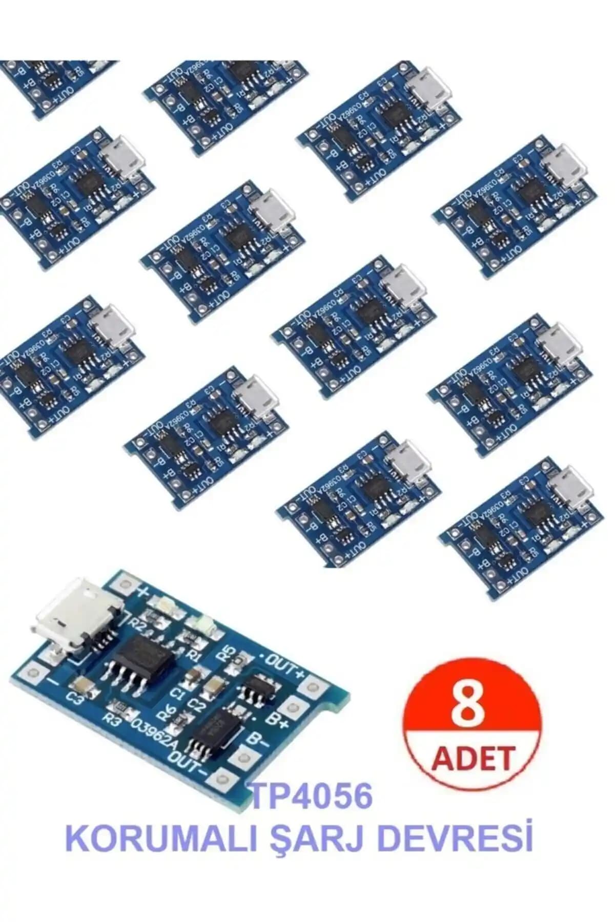 Nilestrem TP4056 Mikro USB Lityum Pil Şarj Devresi ve Powerbank Modülü İncelemesi