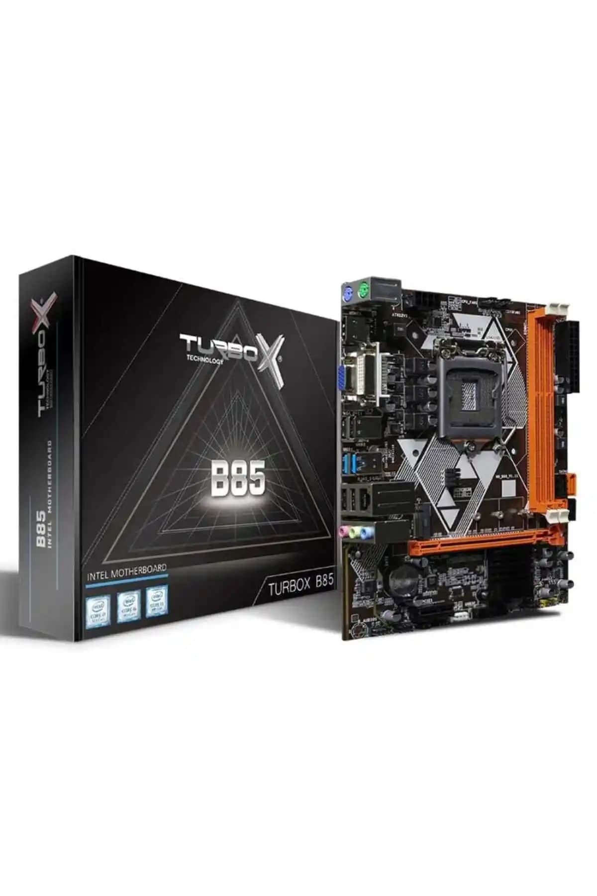 TURBOX Workteam B85(H81) Anakart: Performans ve Dayanıklılık İçin Güçlü Bir Seçenek