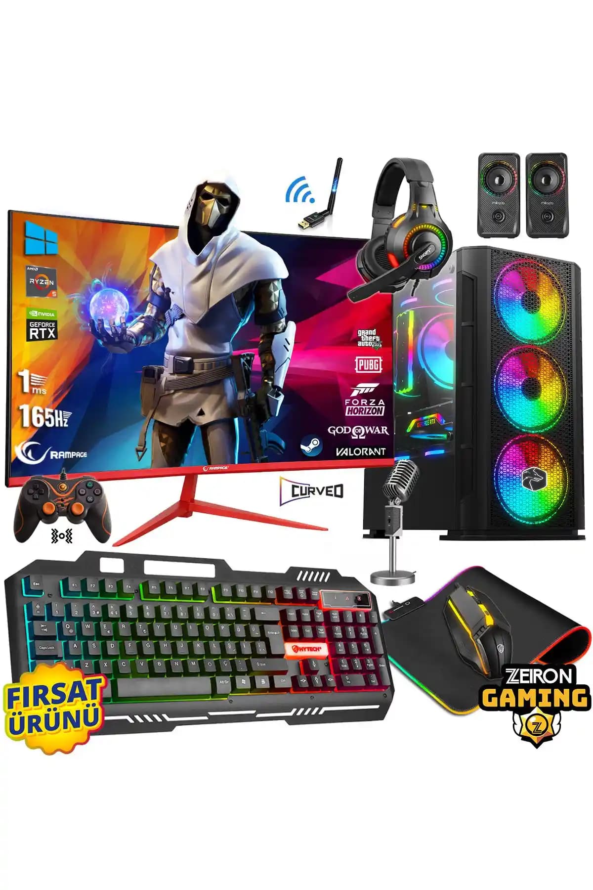 Zeiron Prime X50: Güçlü Donanımıyla Yüksek Performans Sunan Oyun Bilgisayarı