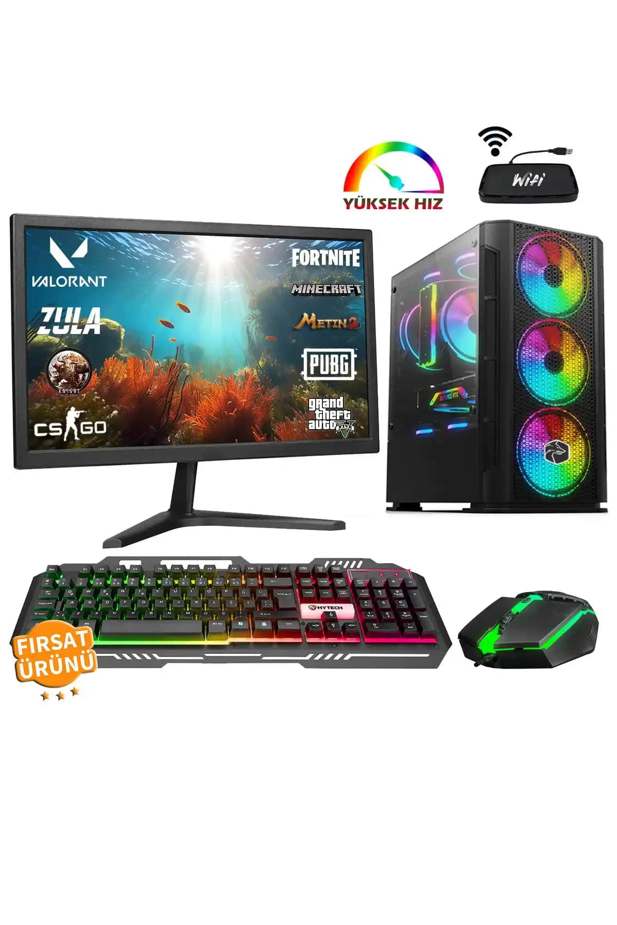 Zeiron Vulcan Lite X60: Orta Seviye Oyun ve Günlük Kullanım İçin Güçlü Masaüstü Bilgisayar