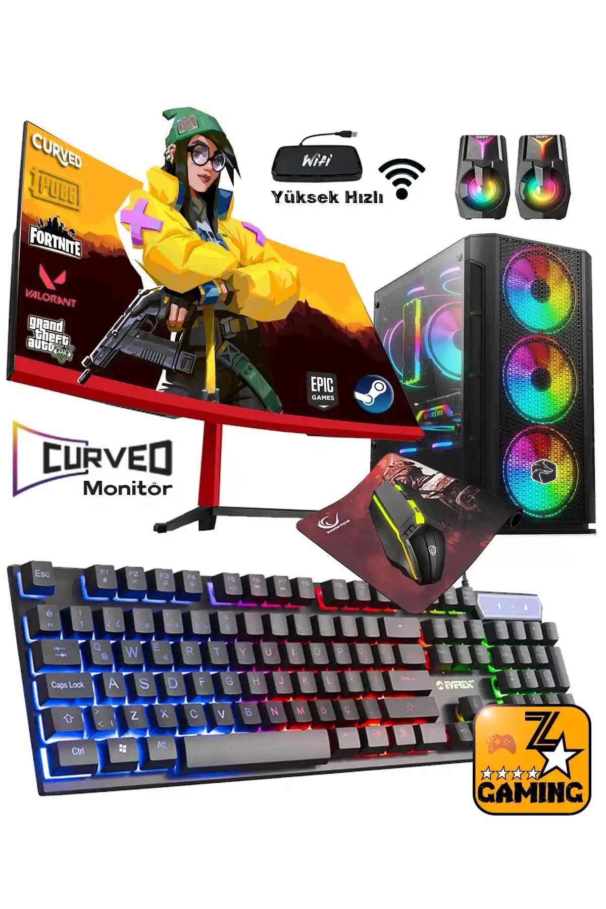 Zeiron Xforce P40: Güçlü ve Estetik Oyun Bilgisayarı Performans ve Tasarımın Buluşması