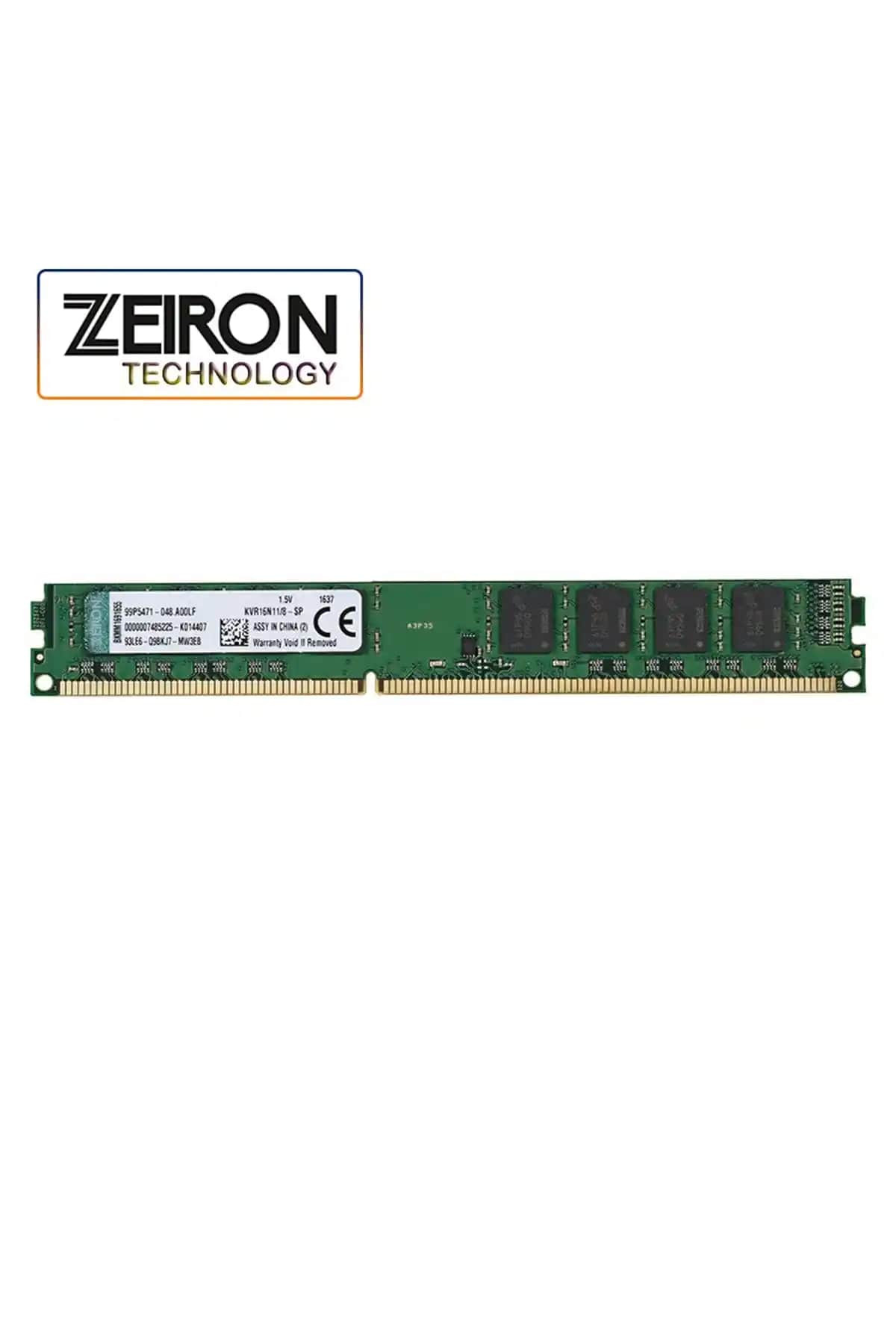 Zeiron ZRN16R11/8 8GB DDR3 1600MHz Masaüstü RAM Bellek Performans ve Uyum Özellikleri