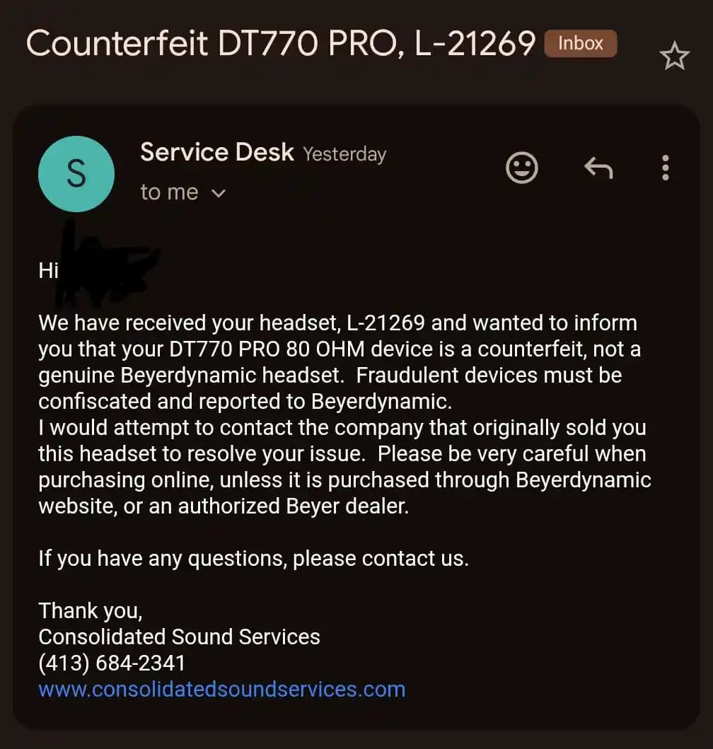 Amazon'da Beyerdynamic DT 770 Pro Kulaklıklarda Sahte Ürün Sorunu ve Korunma Yöntemleri