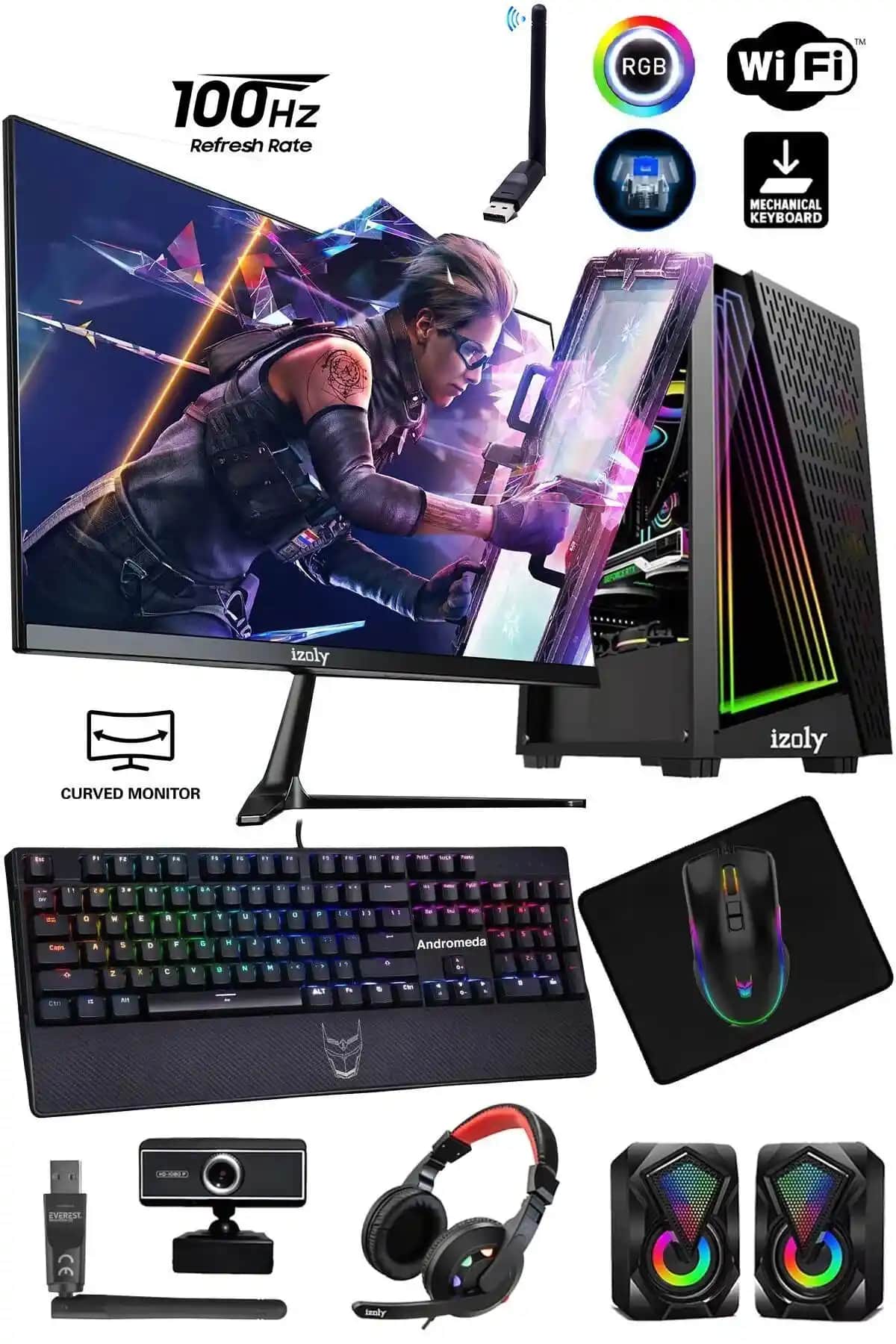 IZOLY Nemesis ve Zeiron Galaxy i5 10400F Karşılaştırması: Oyun Performansı ve Özellikler