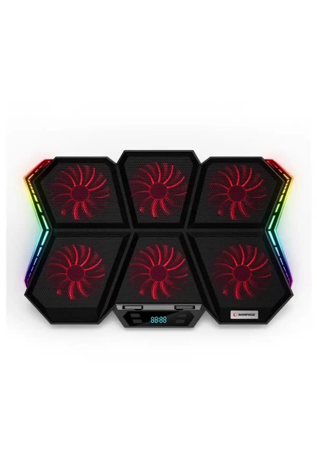 Rampage Ad-rx44 X-gale Yüksek Performanslı Notebook Soğutucu ve RGB Özellikleri