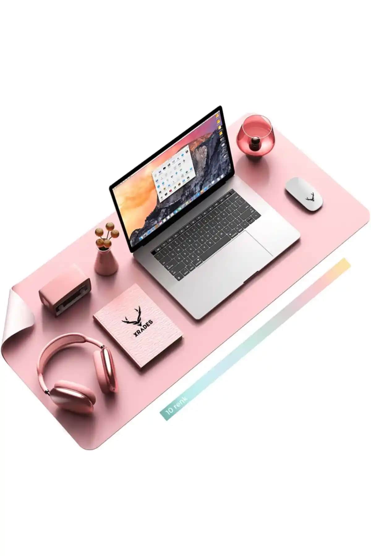 Xrades Deri Mousepad: Şık ve Dayanıklı 80x40 cm Masa Matı Ofis ve Oyun Kullanımı İçin