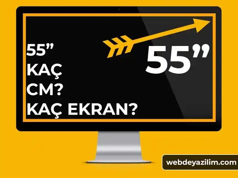 55 İnç Kaç Santimetredir? Ekran Boyutları ve Teknoloji Ürünleri Ölçüleri