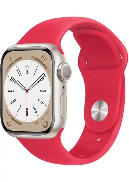 Apple Watch Series 8 GPS + Cellular 41MM (PRODUCT)RED ile Yenilikçi Teknoloji ve Şıklık