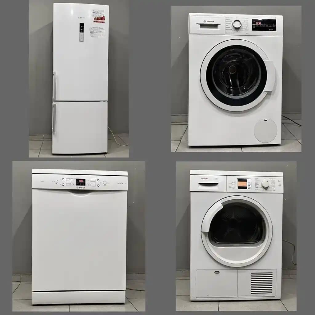 Bosch 4'lü Beyaz Eşya Seti: Enerji Verimli, Dayanıklı ve Modern Ev Çözümleri