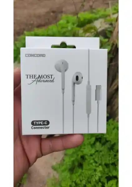 Concord C-901 Type-C Kulaklık Oppo Reno3 Pro Uyumlu Yüksek Ses Kalitesi ve Gürültü Engelleme