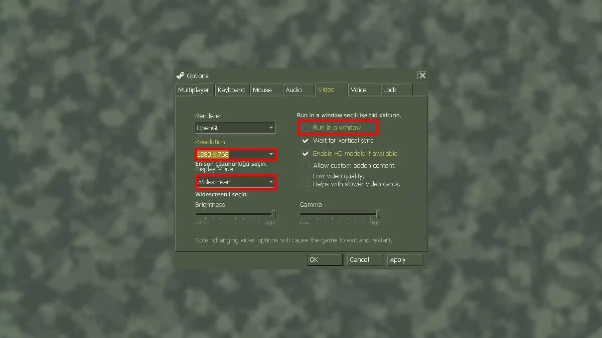 CS 1.6 Steam'de Tam Ekran Moduna Geçiş ve Sorun Çözme Rehberi