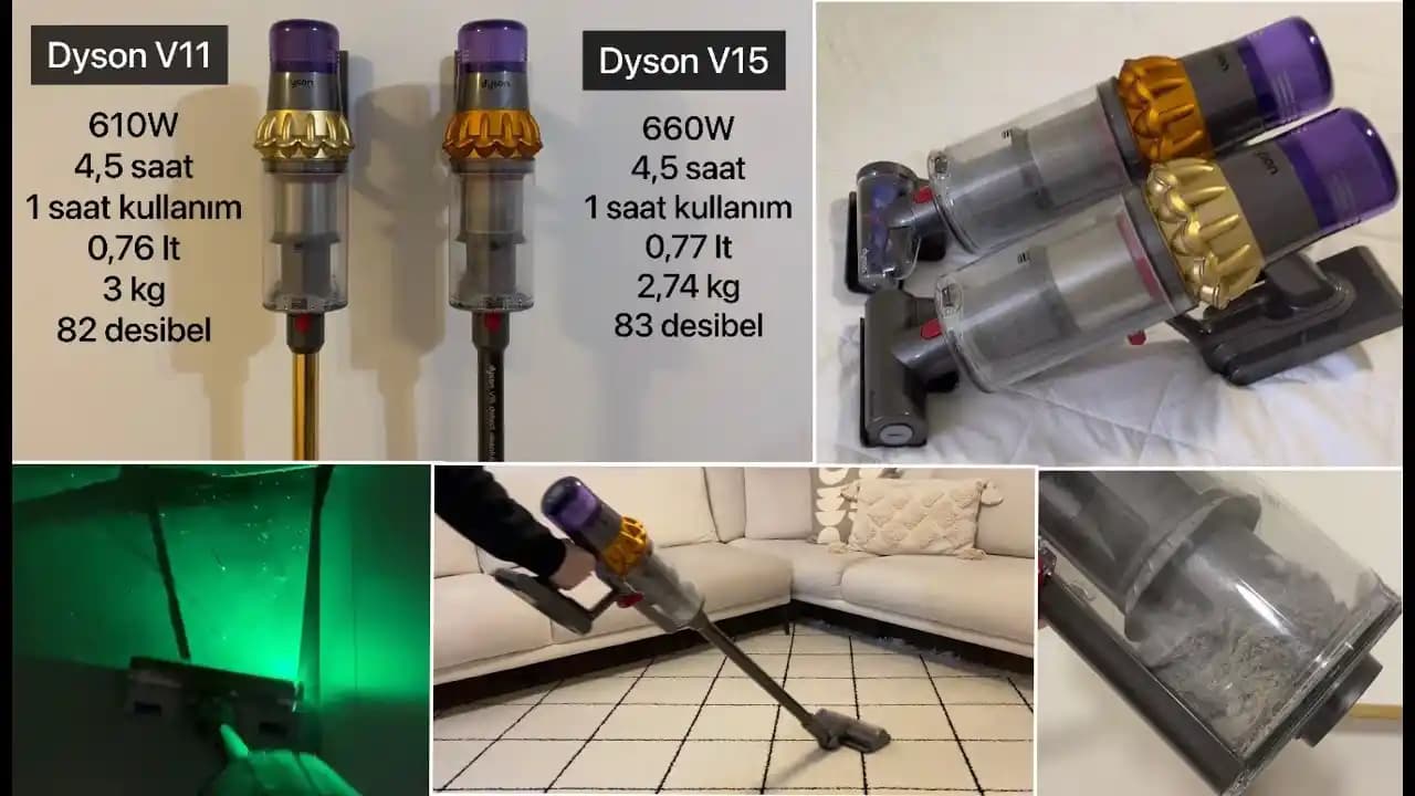 Dyson Ürün Karşılaştırması: Elektrikli Süpürgeler, Hava Temizleyiciler ve Saç Bakım Teknolojileri