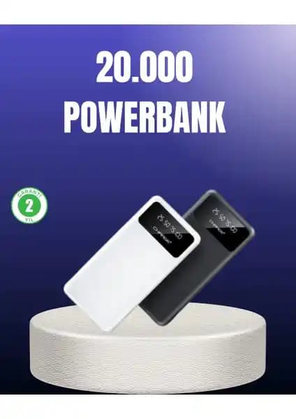 En Uygun Techno Akıllı LCD Ekranlı 20.000MAH Powerbank ile Güç ve Kullanım Kolaylığı