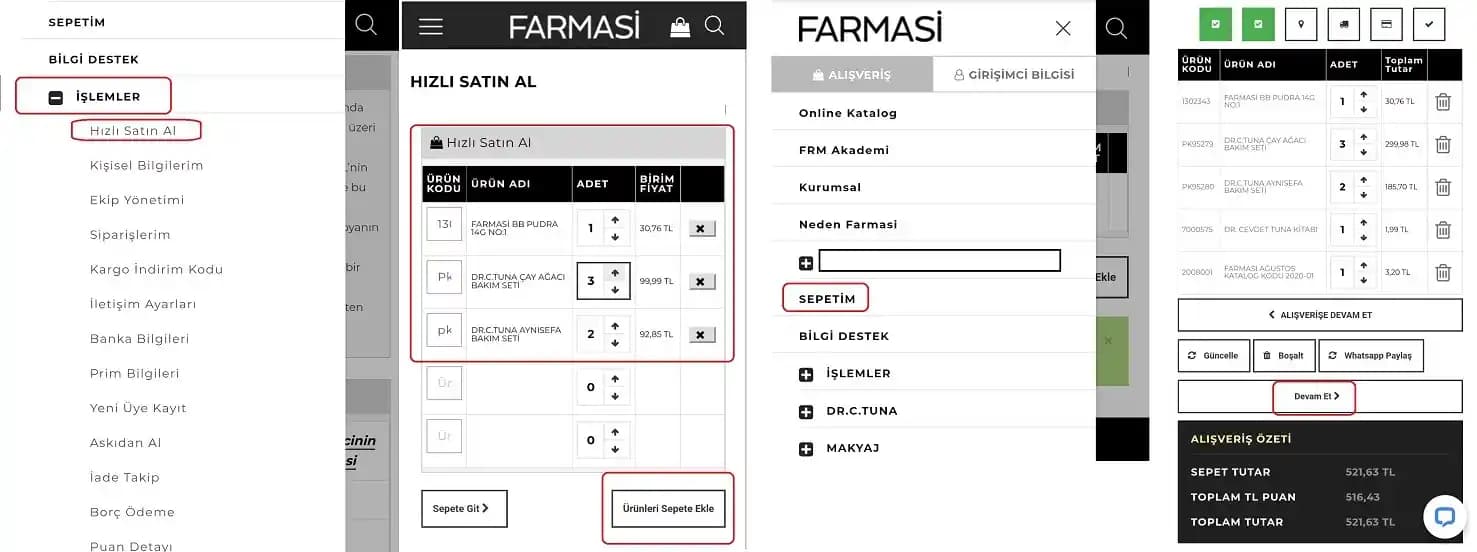 Farmasi Girişimci Girişi ve Sipariş Verme Süreci: Dijital Teknolojiyle Kolay ve Etkili Yönetim