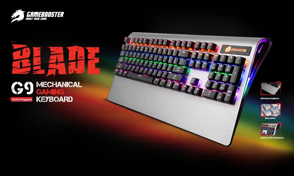 Gamebooster Blade G9: Yüksek Performanslı Oyun Dizüstü Bilgisayarı Özellikleri ve Tasarımı