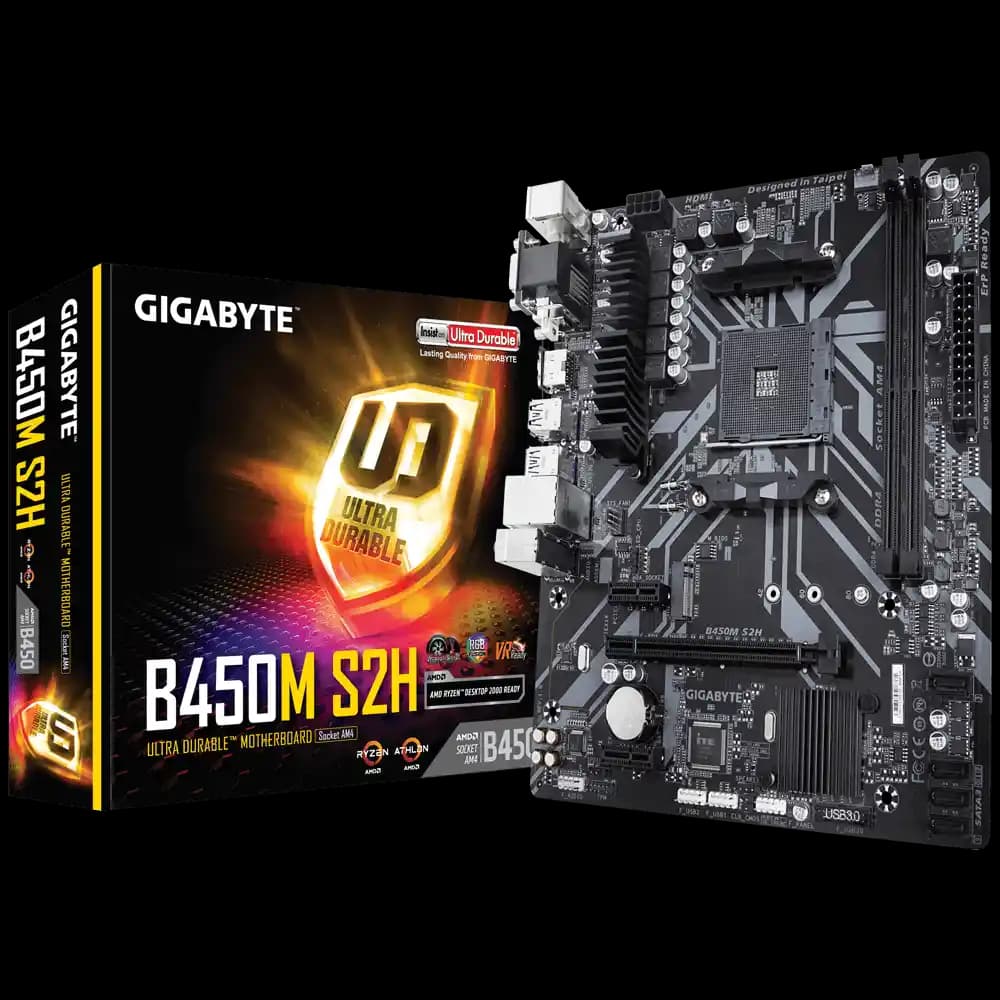 Gigabyte B450M S2H Anakart: Uygun Fiyatlı ve Performanslı AMD Ryzen Destekli Micro ATX Model