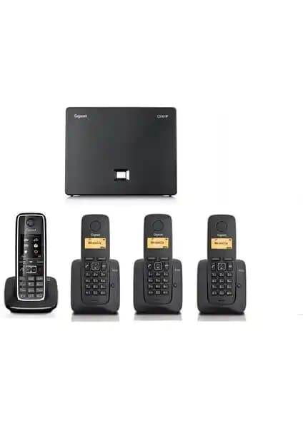 Gigaset C530 IP 4 Dahili DECT Kablosuz Telefon Santrali İletişim Çözümünüzü Güçlendirir