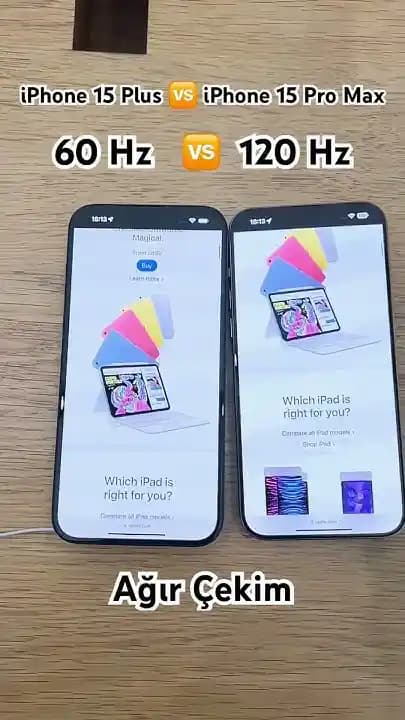 iPhone 15 Pro Ekran Yenileme Hızı ve ProMotion Teknolojisi ile Yeni Dönem