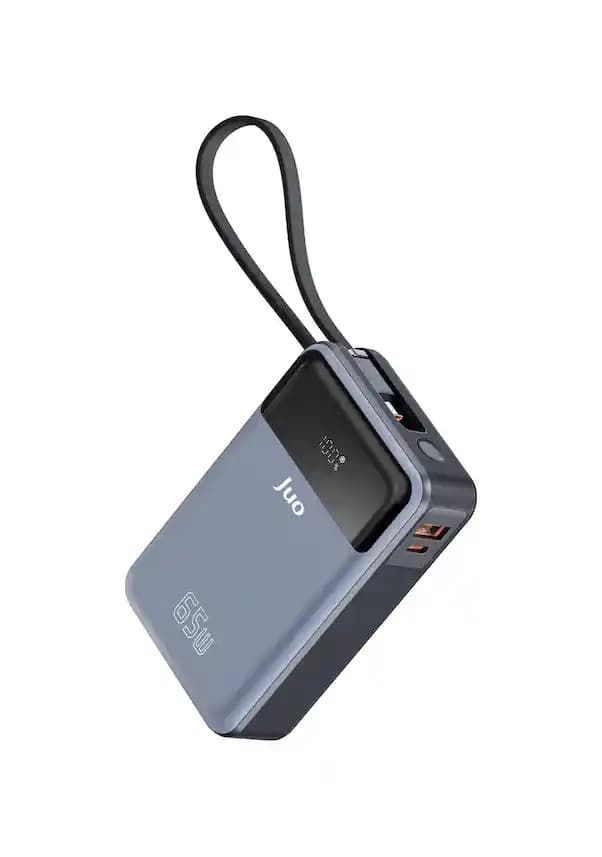 JUO 20000 mAh 65W Güç Bankası: Yüksek Kapasiteli ve Hızlı Şarj Çözümü