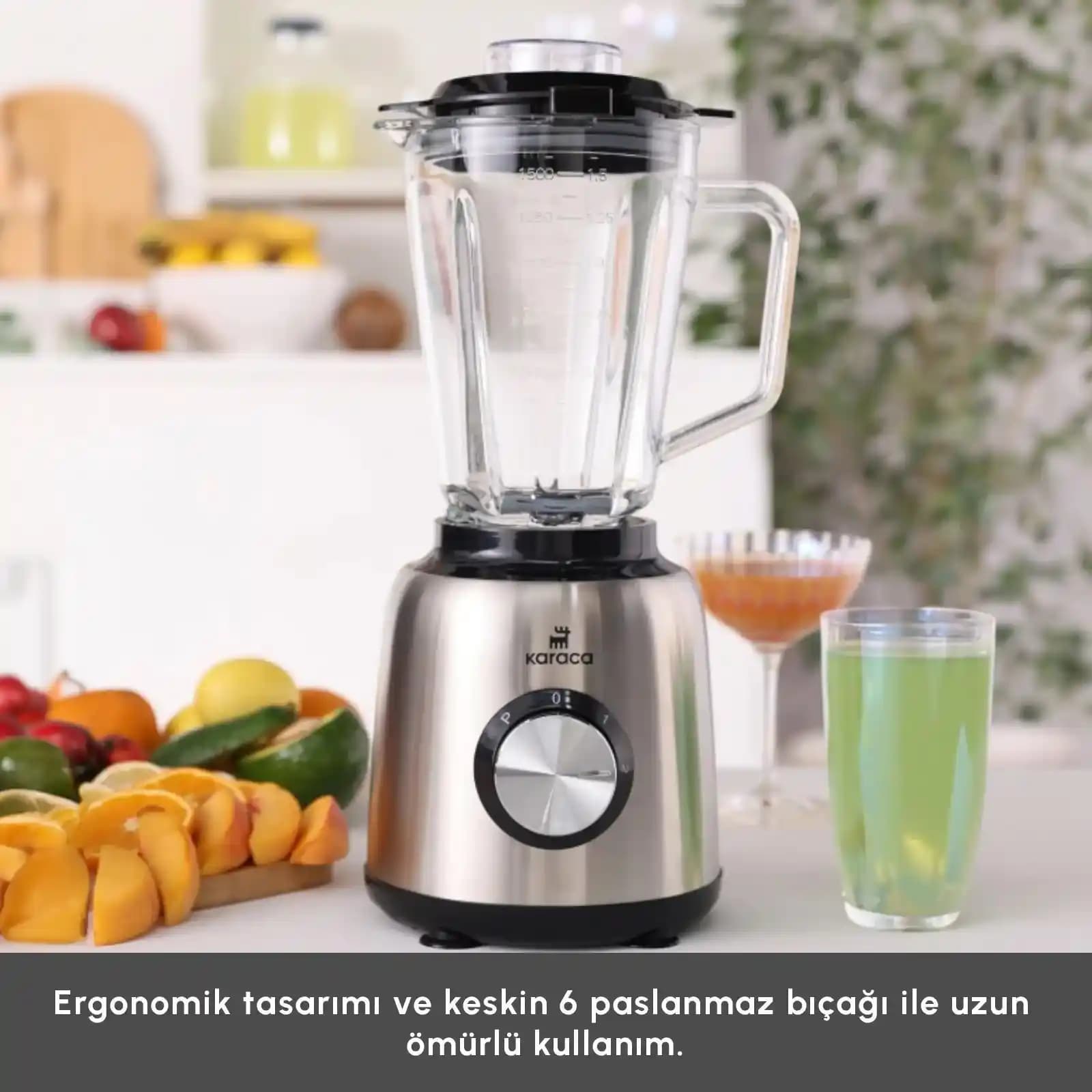 Karaca Inox Smoothie Blender: Dayanıklı Paslanmaz Çelik ve Güçlü Performans
