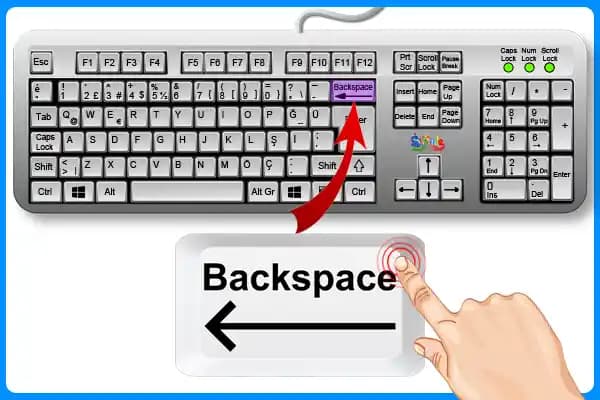Klavyede Back Tuşu Hangisi? Backspace ve Geri Tuşu Kullanım Rehberi