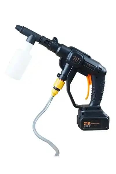 Kraft Hart 21V 2.4A Şarjlı Kablosuz Oto Yıkama Makinesi ile Pratik Araç Temizliği