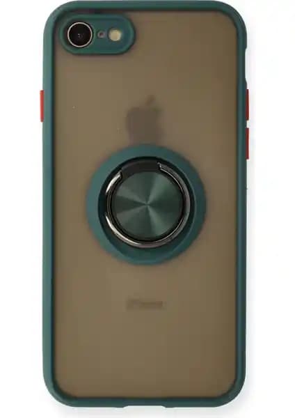 LTG Nova 7 Montreal Yüzüklü Silikon Kılıf Yeşil Şık ve Dayanıklı Telefon Koruyucu