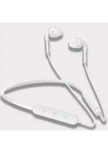 Nanopro Bluetooth Spor Kulaklık Boyun Askılı Mikrofonlu Uzun Pil Ömrü ve Şık Tasarım