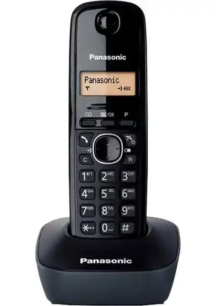 Panasonic KX-TG1611 DECT Siyah Telsiz Telefon: Modern ve Şık İletişim Çözümü