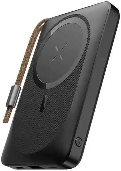 ROCK P89 10.000 mAh Kapasiteli Çok Yönlü Kablosuz ve Kablosuz Şarjlı Powerbank