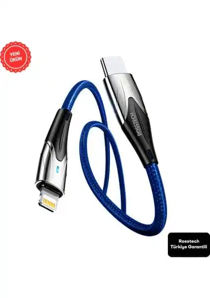 Rosstech USB-C Lightning 20W LED Işıklı Hızlı Şarj Kablosu İncelemesi ve Kullanıcı Yorumları