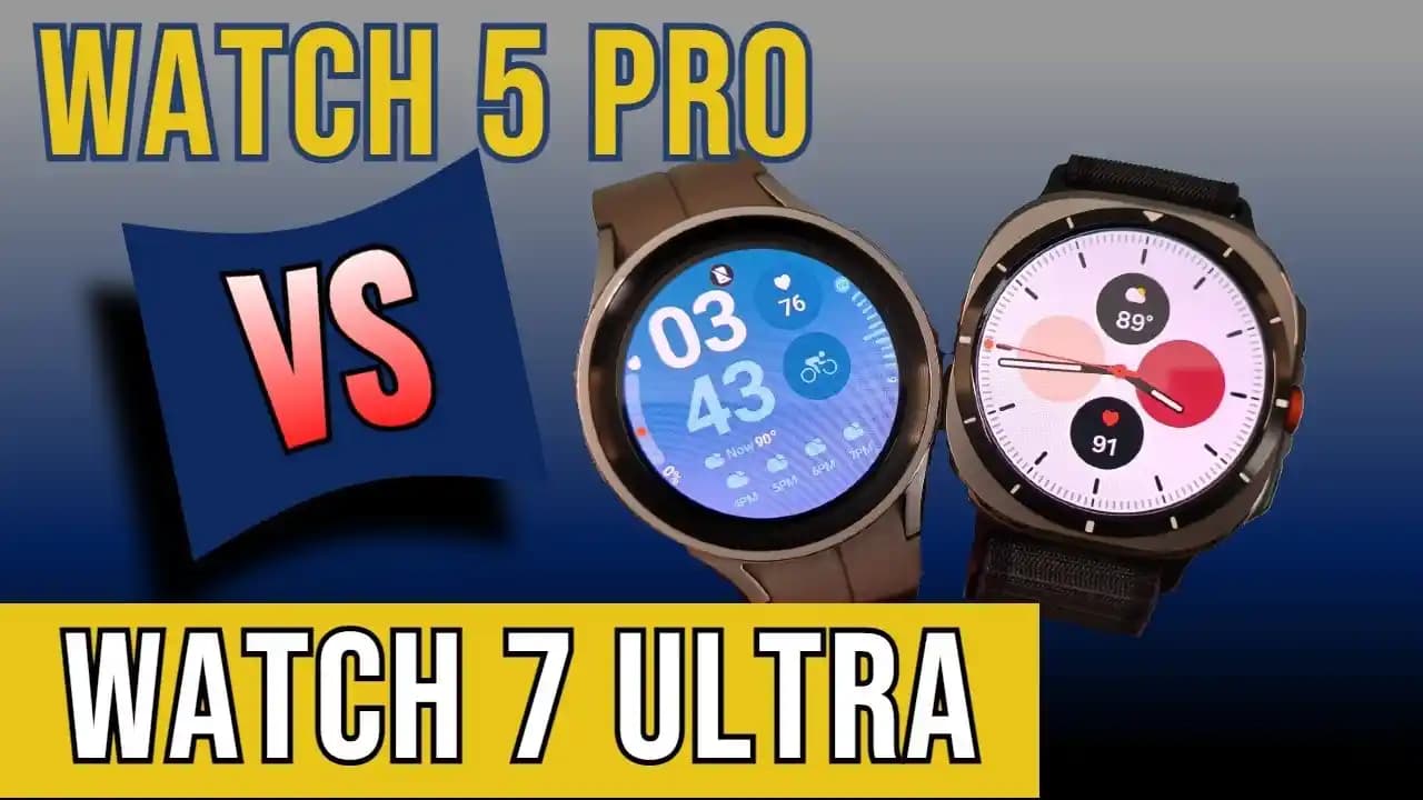 Samsung Galaxy Watch 5 Pro ve Galaxy Watch 7: Teknik Özellikler ve Kullanıcı Tercihleri