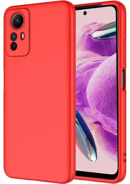 Xiaomi Redmi Note 12S için Şık ve Dayanıklı Mara Lansman Kılıfı Kırmızı Renk Seçeneği