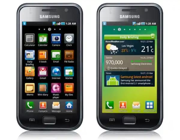 2010 Yılında Samsung Telefonları: Galaxy S Serisi ve Teknolojik Yenilikler