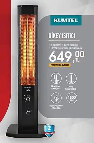 Kumtel Dikey Isıtıcı Fiyatları ve Modelleri: Enerji Verimli ve Güvenli Isıtma Çözümleri