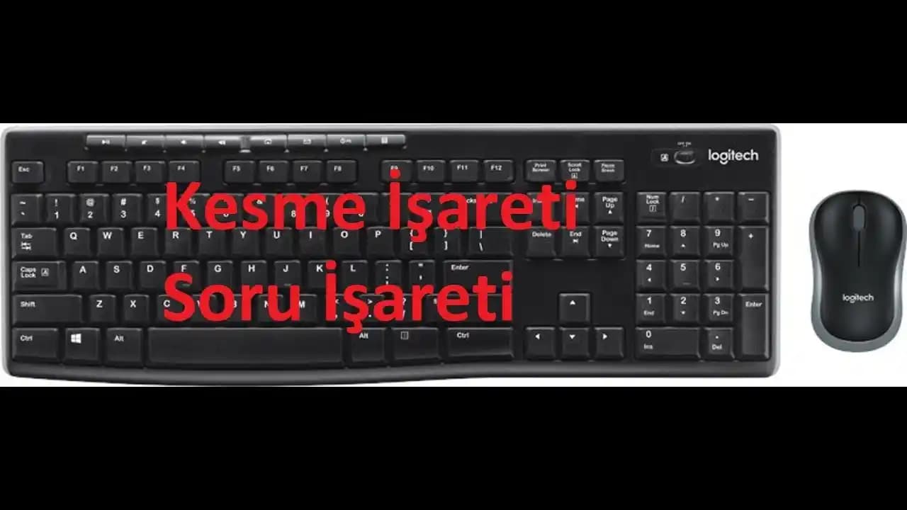 Laptopta Kesme İşareti Nasıl Yapılır? İşletim Sistemi ve Klavye Düzenlerine Göre Rehber