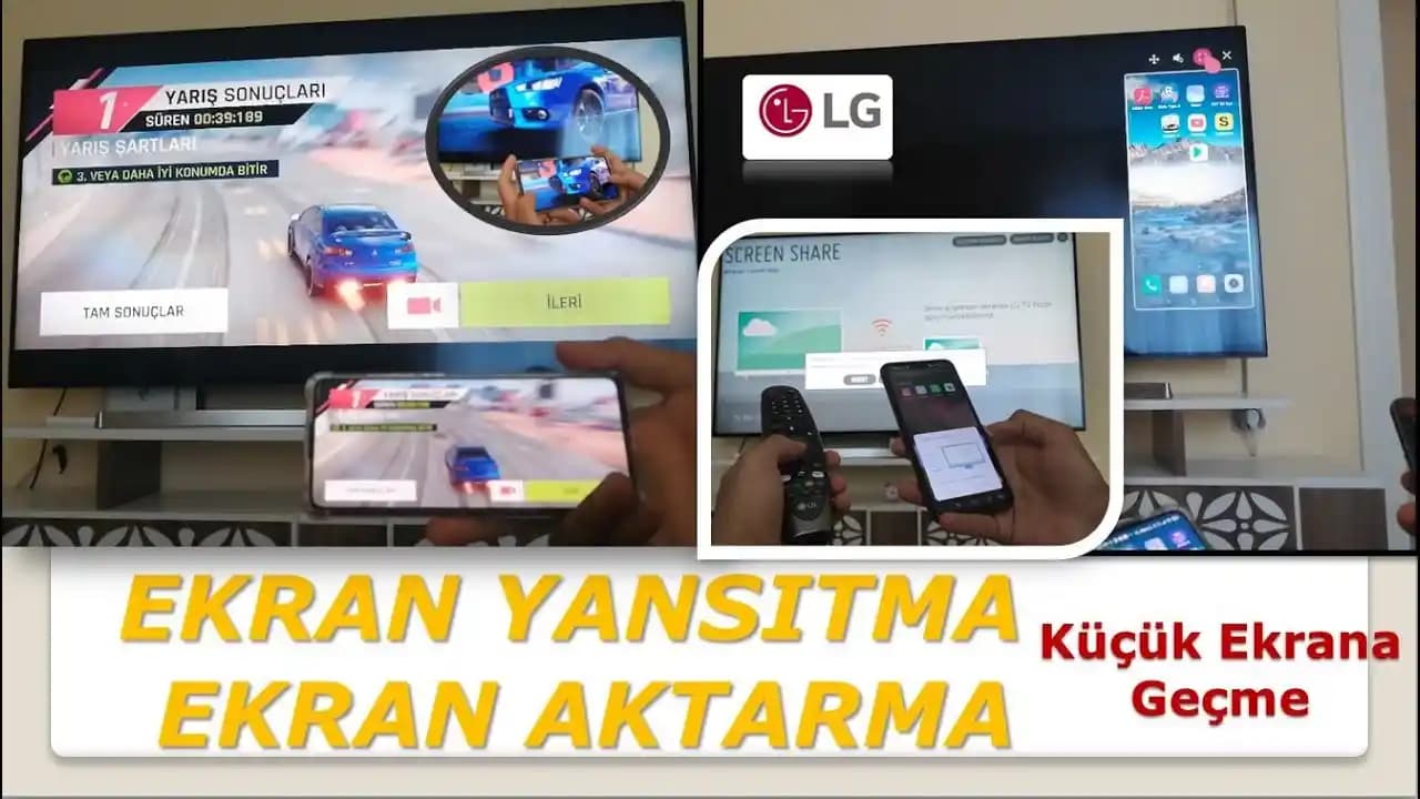 LG Smart TV Telefon Yansıtma: Kablosuz Ekran Paylaşımı ve Kullanım Rehberi
